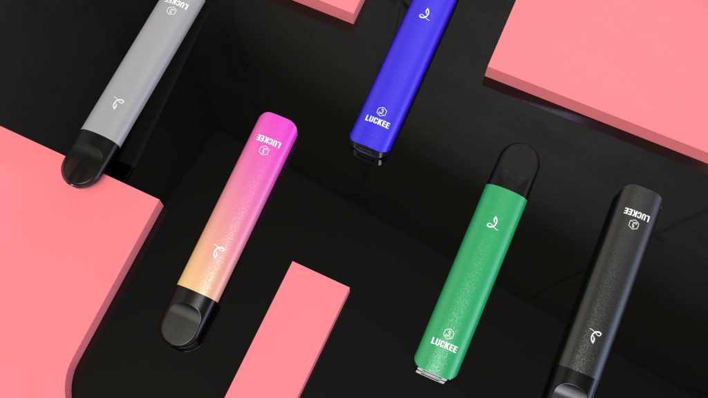 Nicotine disposable vape pens