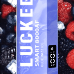 luckee smart 8000AF blue razz ice