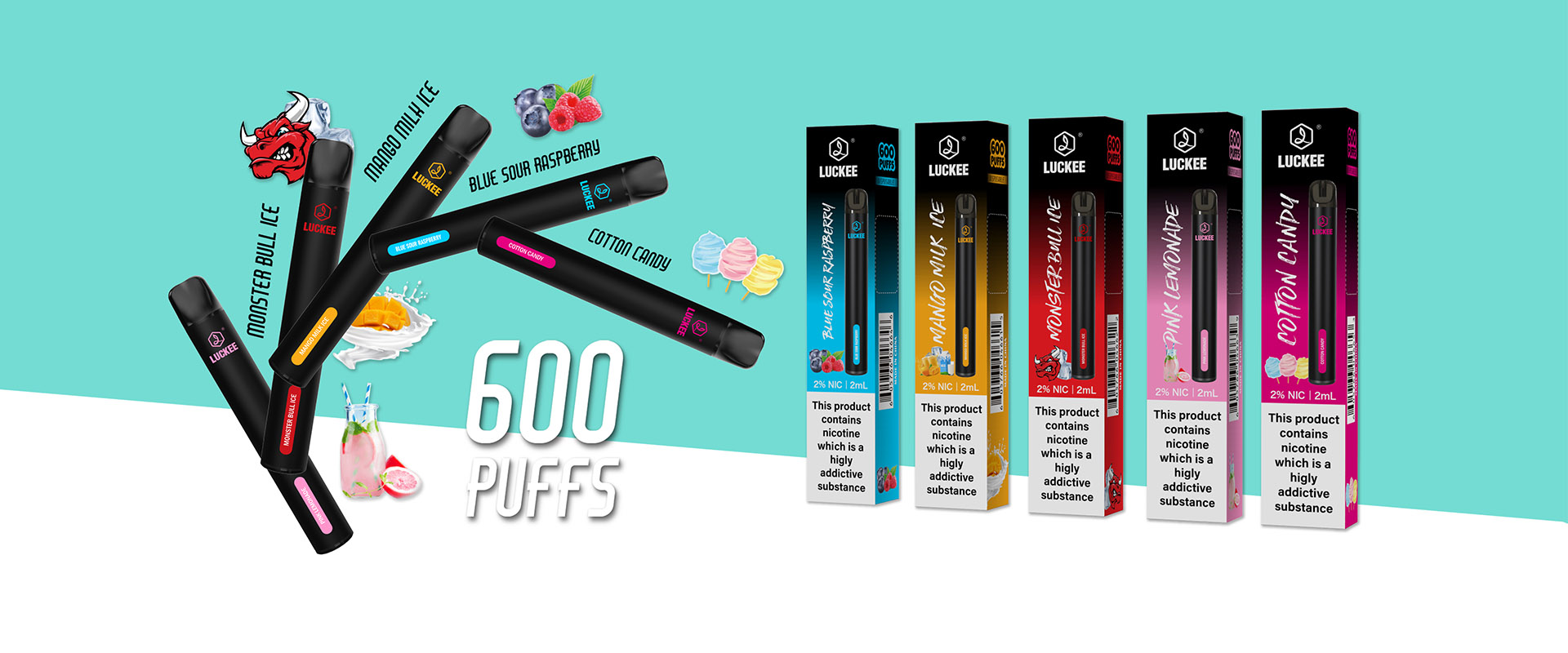 luckee 600 puffs disposable vape