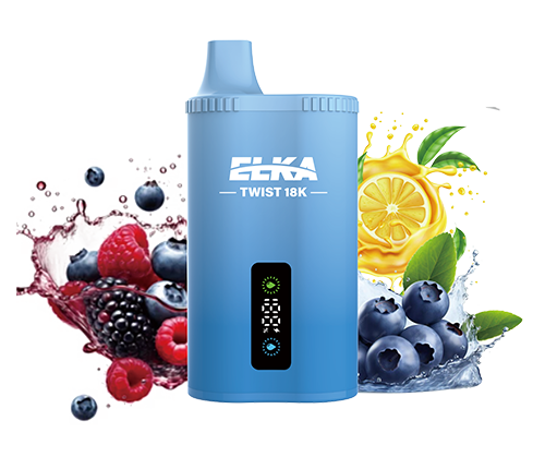 ELKA TWIST 18K BLUE RAZZ ICE & BLUEBERRY LEMON
