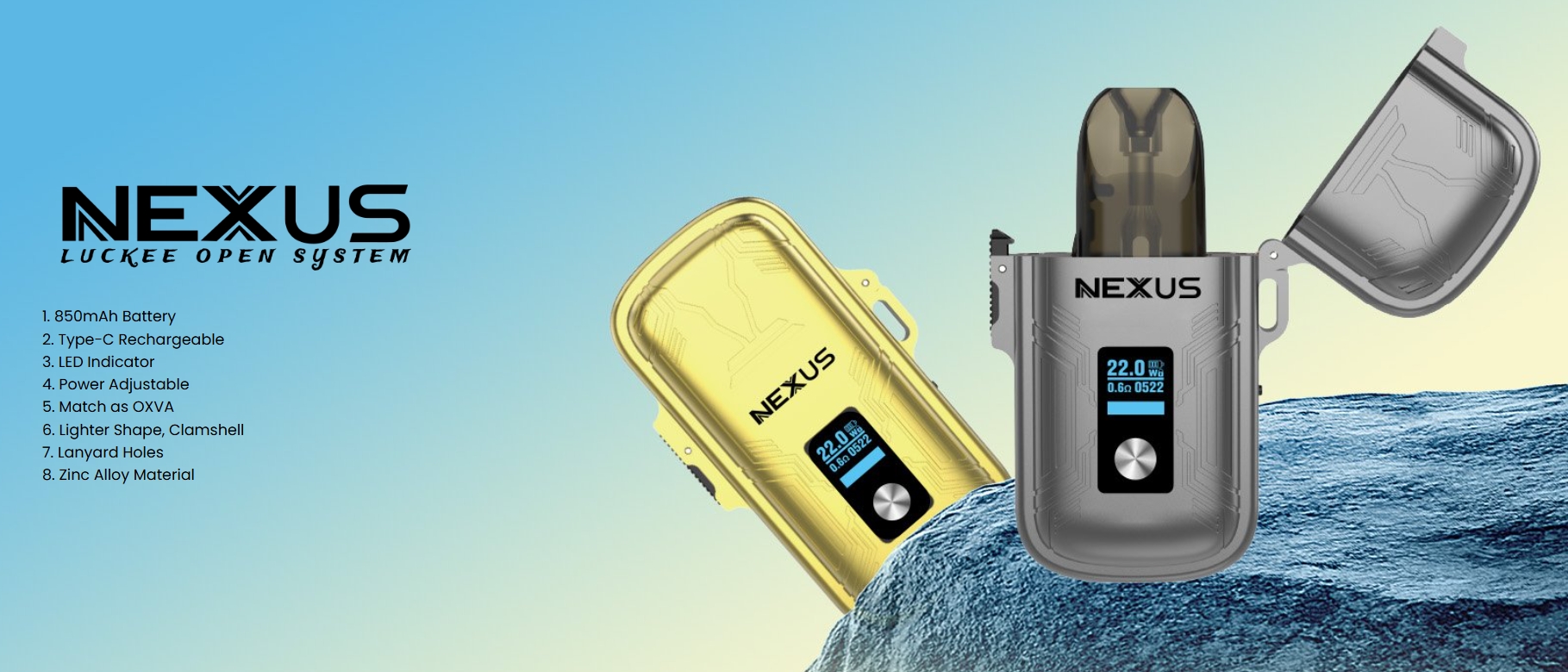 LUCKEE NEXUS Refillable Vape Device
