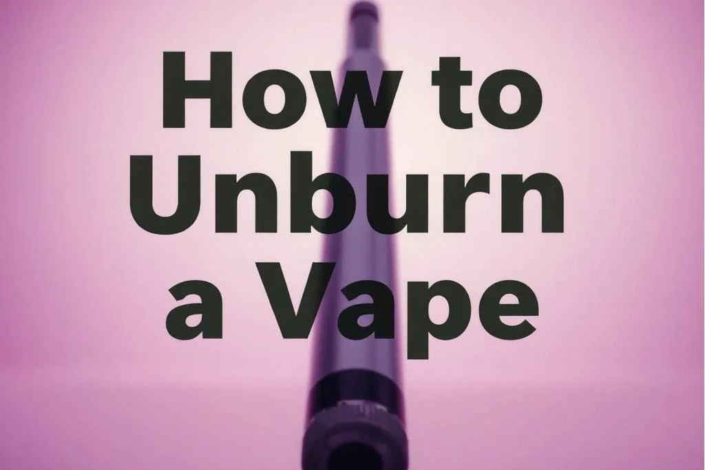 How to Unburn a Vape ?