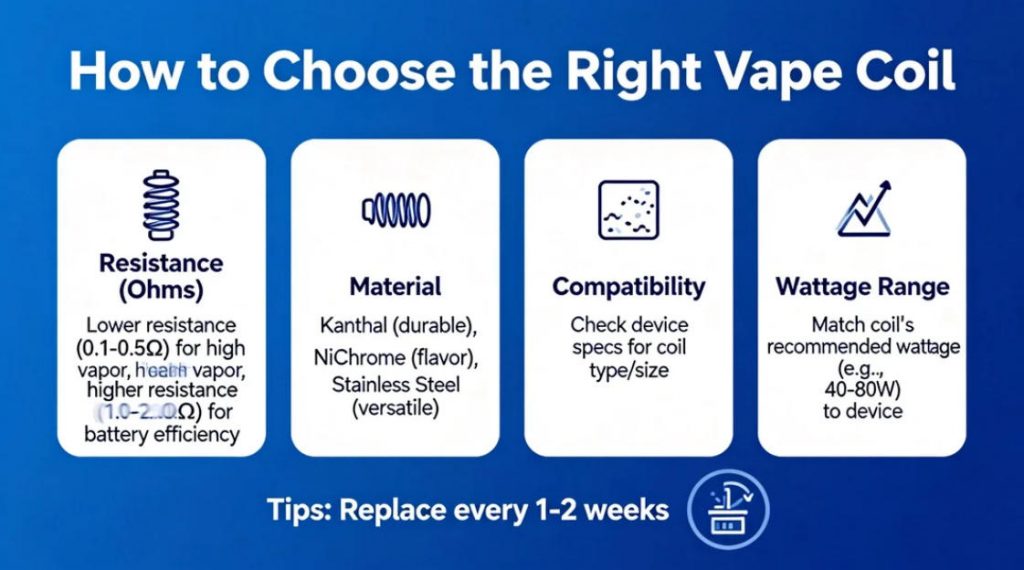 How to choose the right vape coil？