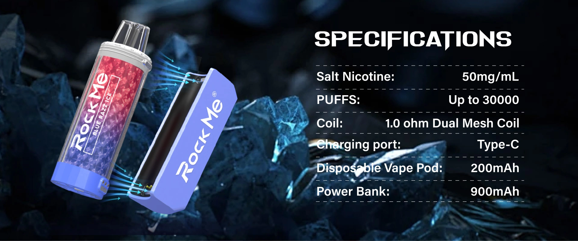 ROCKME 30K SPECIFICATION