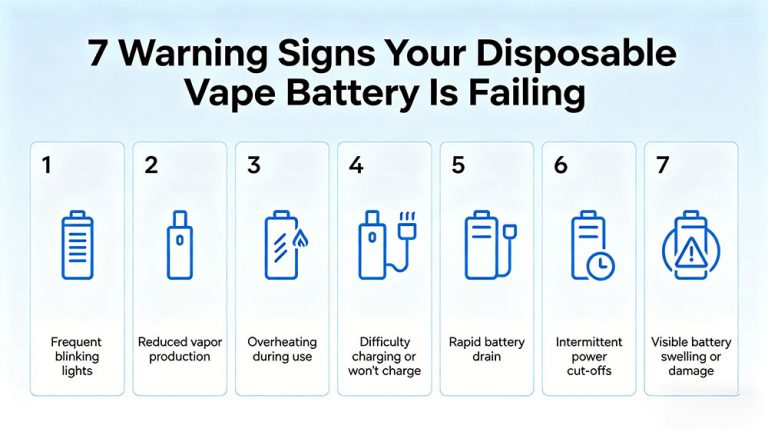 7 Warning Signs Your Disposable Vape Battery Is Failing