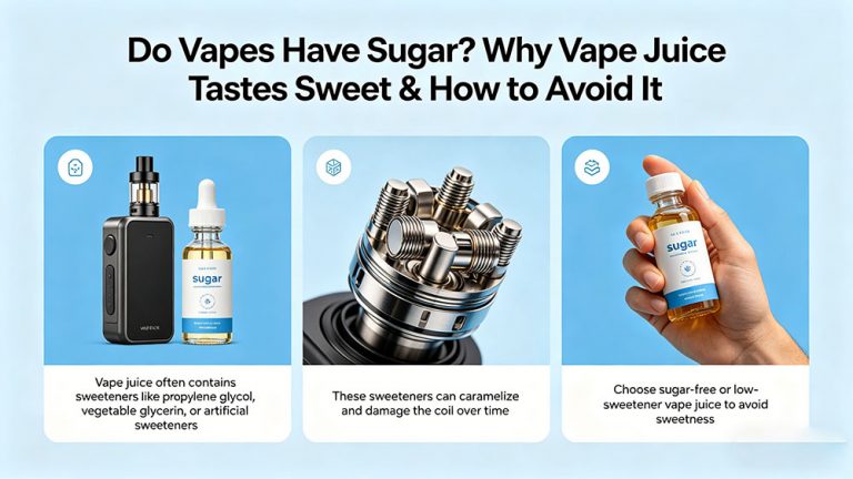 Do Vapes Have Sugar Why Vape Juice Tastes Sweet & How to Avoid It