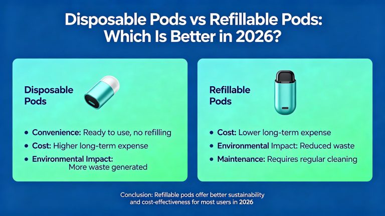 Disposable Pods vs Refillable Pods: Which Is Better in 2026?