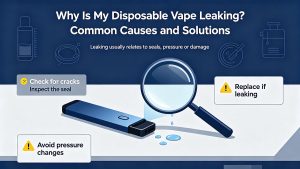 Why Is My Disposable Vape Leaking ? Common Causes and Solutions